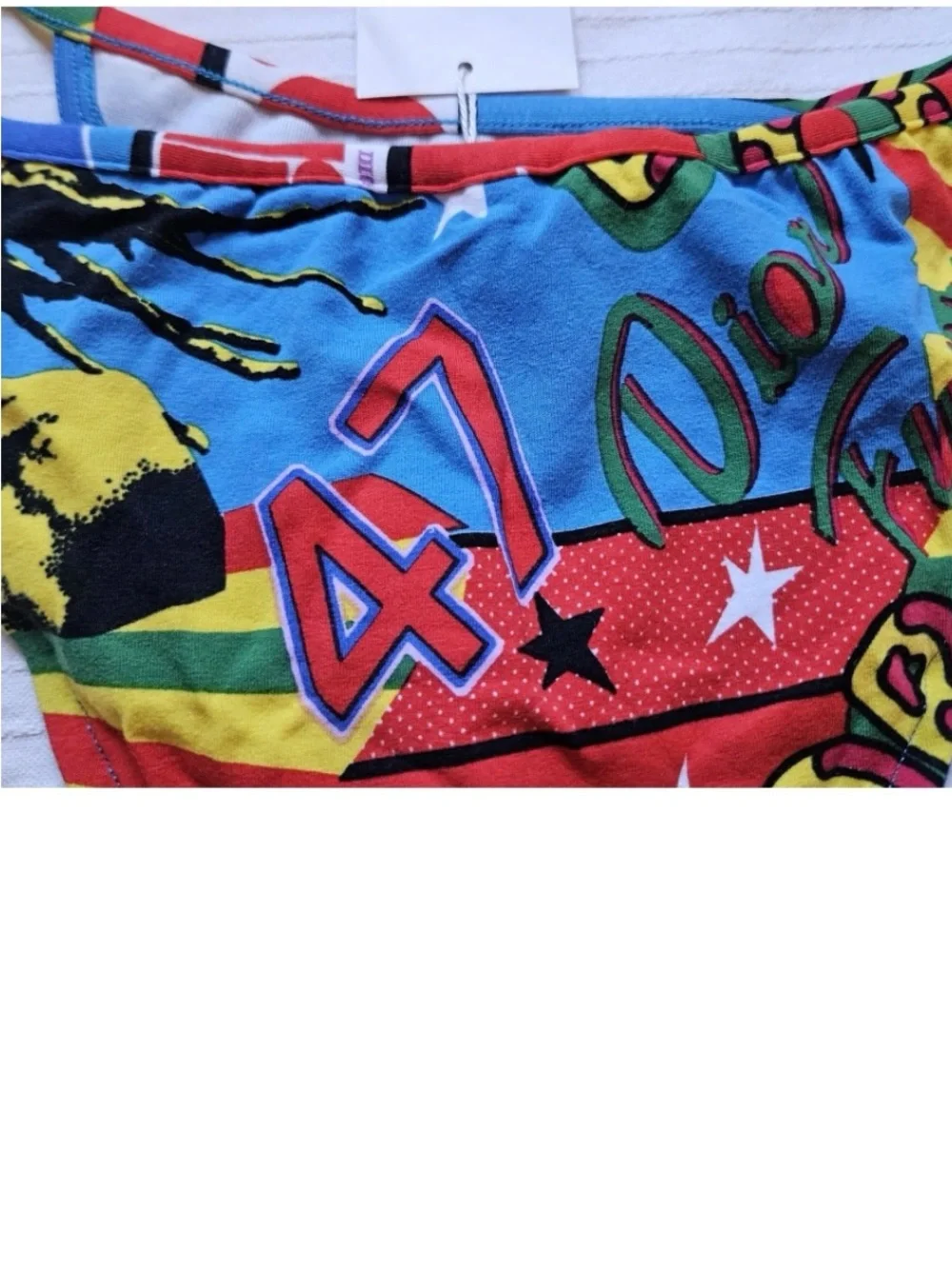 Christian Dior Rasta Swim Bottoms